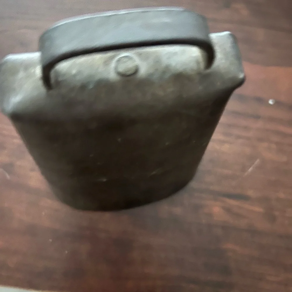 HOLSTEIN BELL No4 BLUM Mfg Co USA Antique Farm Cow Cattle Tin Old Gold P…